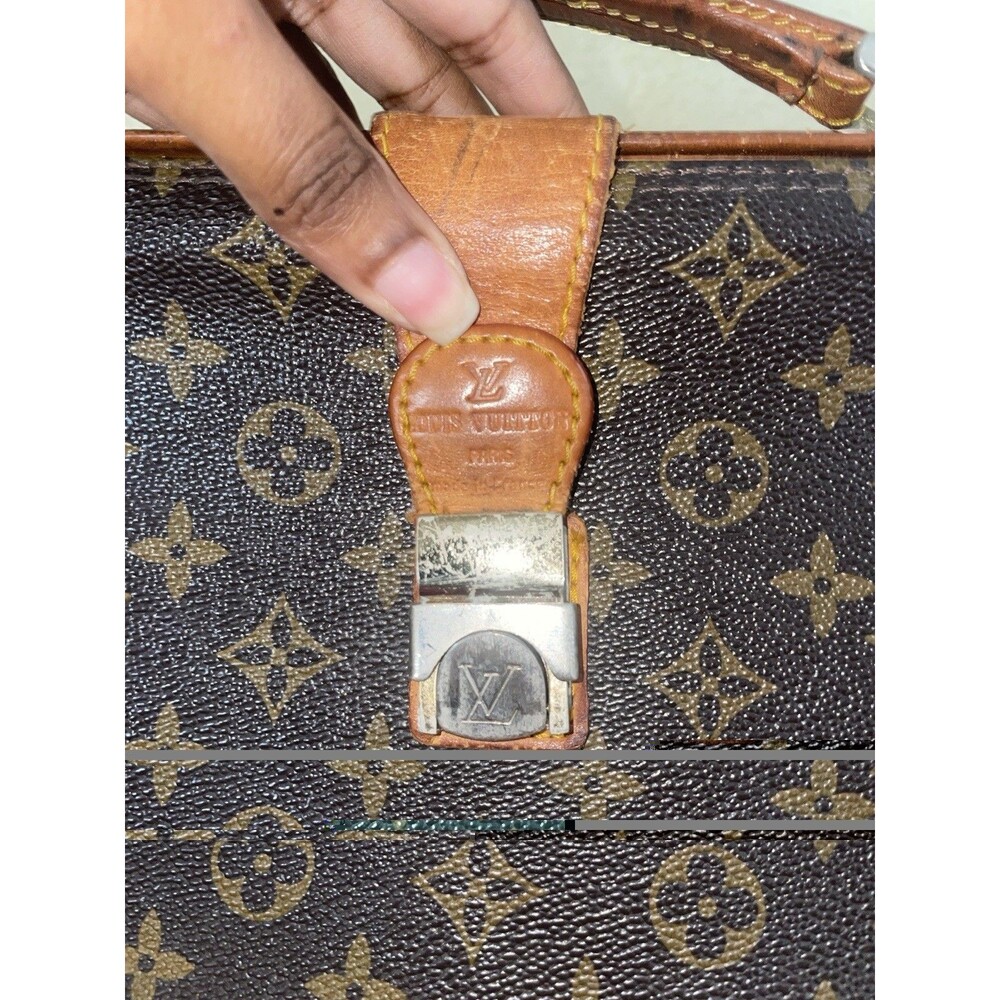 LOUIS VUITTON Antique Monogram Doctor Bag RARE Vintage - Picture 6 of 15
